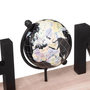 Voir la diapositive 2 : ATMOSPHERA Mot Déco à Poser  Home Globe  36cm Noir