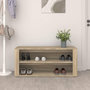 Voir la diapositive 3 : VIDAXL Etagere a chaussures Chene sonoma 100x35x45cm Bois d'ingenierie