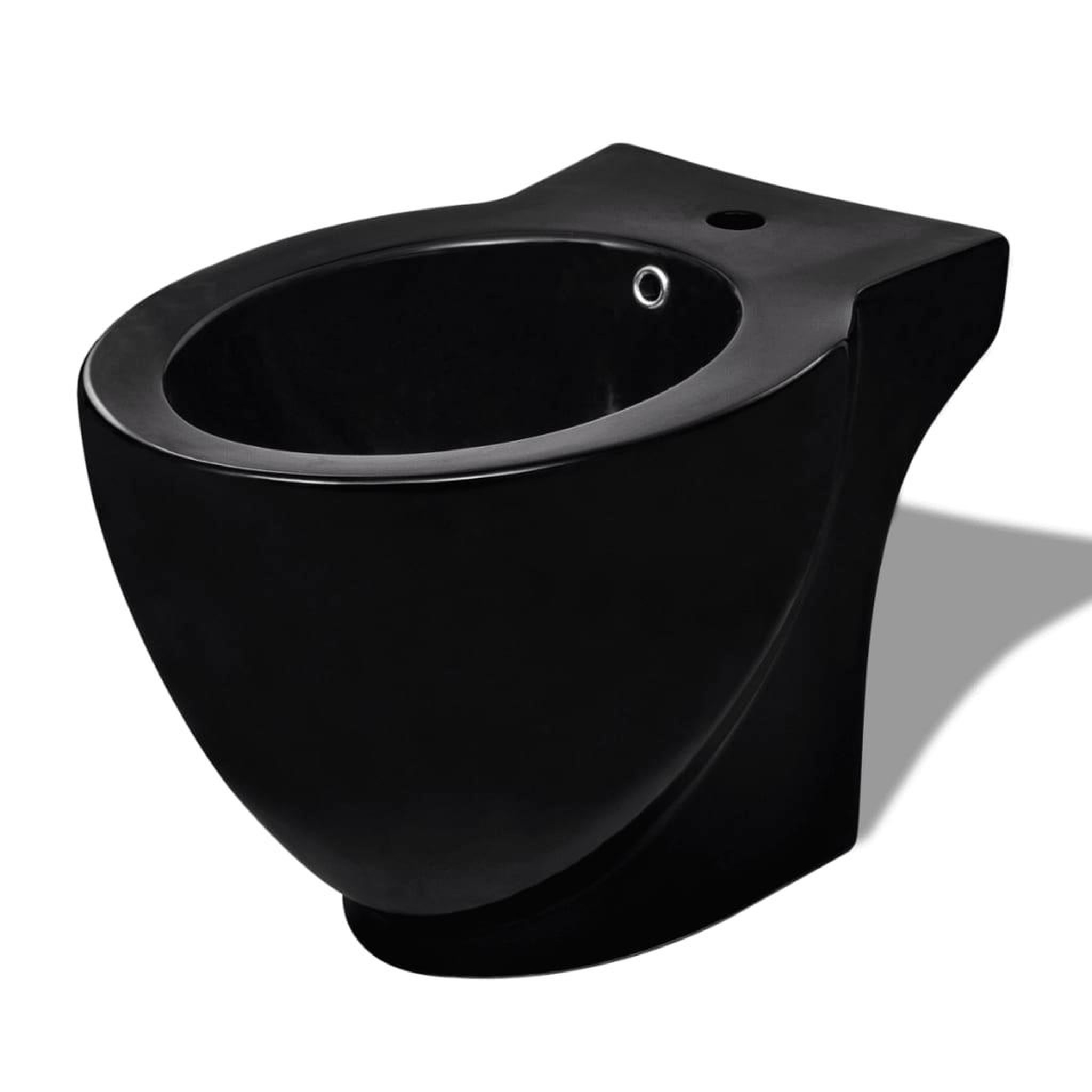 Voir la diapositive 4 : VIDAXL Ensemble de toilette et bidet ceramique noir