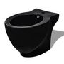 Voir la diapositive 4 : VIDAXL Ensemble de toilette et bidet Ceramique Noir