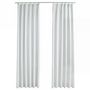 Voir la diapositive 2 : VIDAXL Rideaux occultants avec crochets 2 pcs Blanc casse 140x175 cm