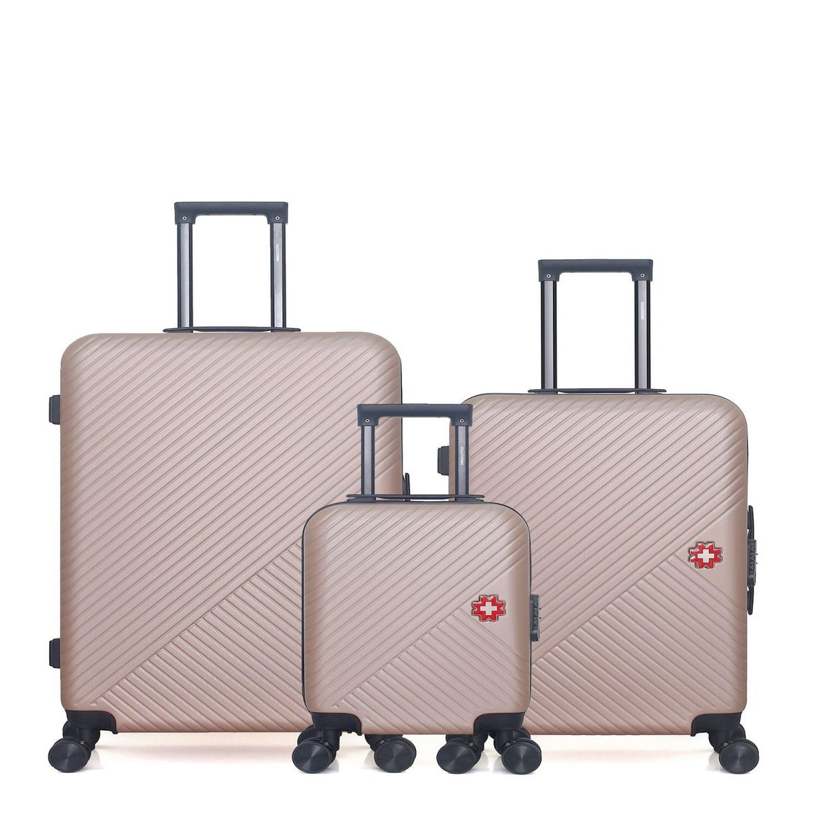 SWISS KOPPER SWISS KOPPER - LOT DE 3 - Valises grand format, weekend et cabine XXS SPIEZ