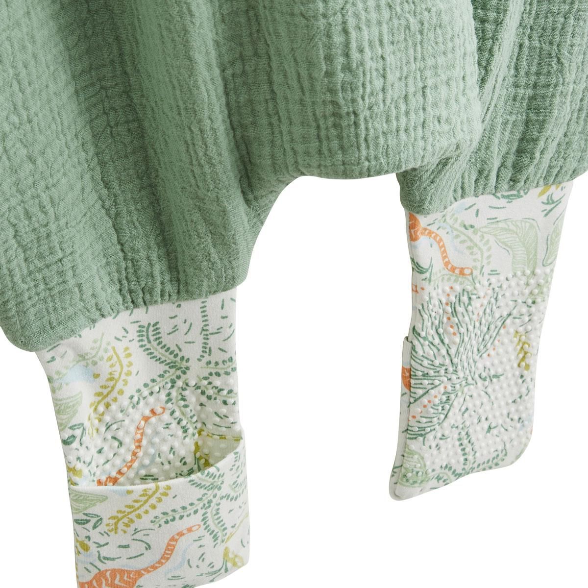 Petit Béguin Turbulette d'été en gaze de coton avec pieds retroussables Kanha