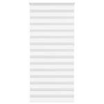 VIDAXL Store zebre blanc 115x230 cm largeur du tissu 110,9cm polyester