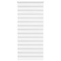 Voir la diapositive 1 : VIDAXL Store zebre blanc 115x230 cm largeur du tissu 110,9cm polyester
