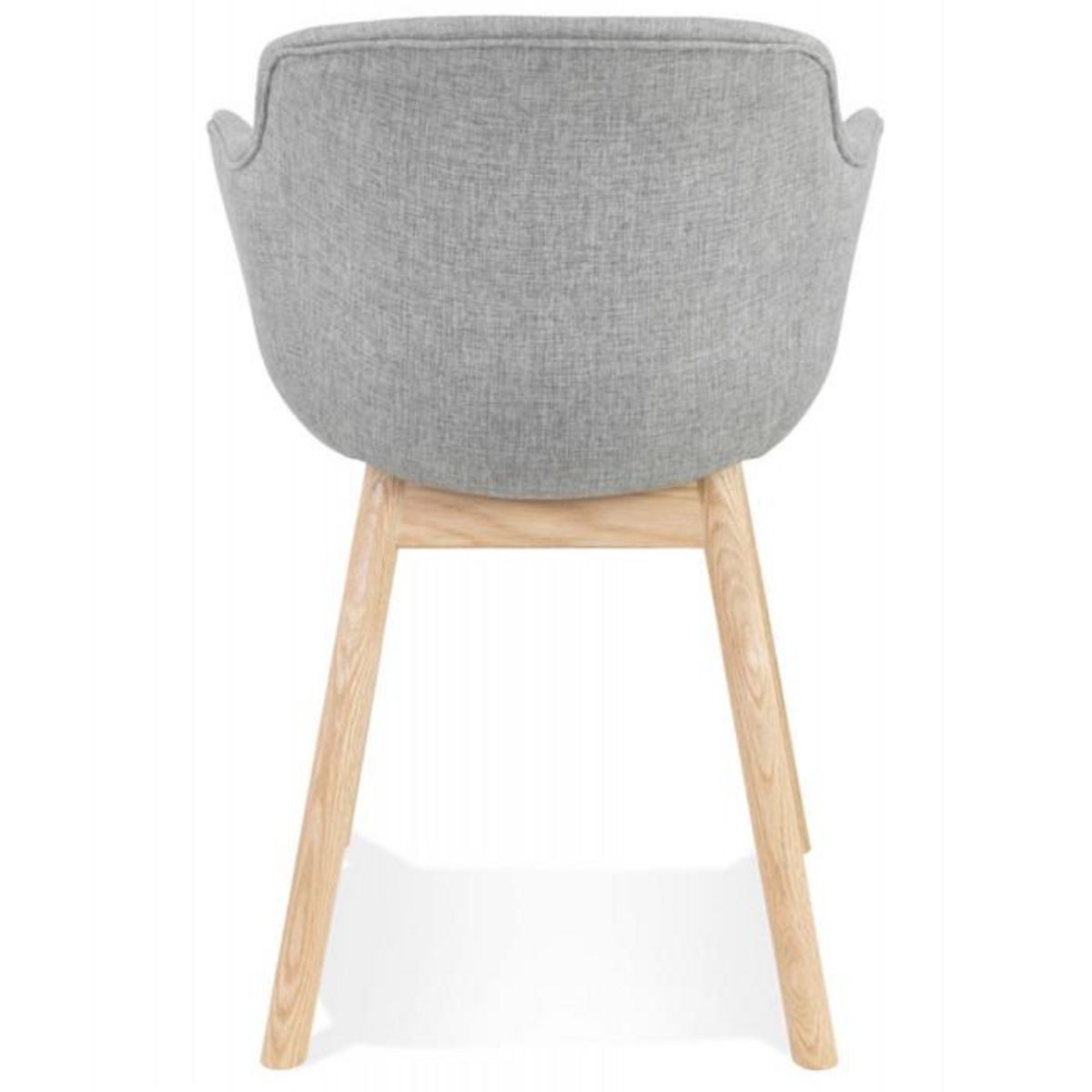 Paris Prix Chaise Design en Tissu  Angie  80cm Gris Clair