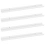 Voir la diapositive 2 : VIDAXL Etageres murales 4 pcs Blanc brillant 80x9x3 cm
