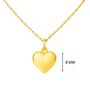 Voir la diapositive 4 : L'ATELIER D'AZUR Collier - Pendentif Or 18 Carats 750/000 Jaune - Coeur - Chaine Dorée