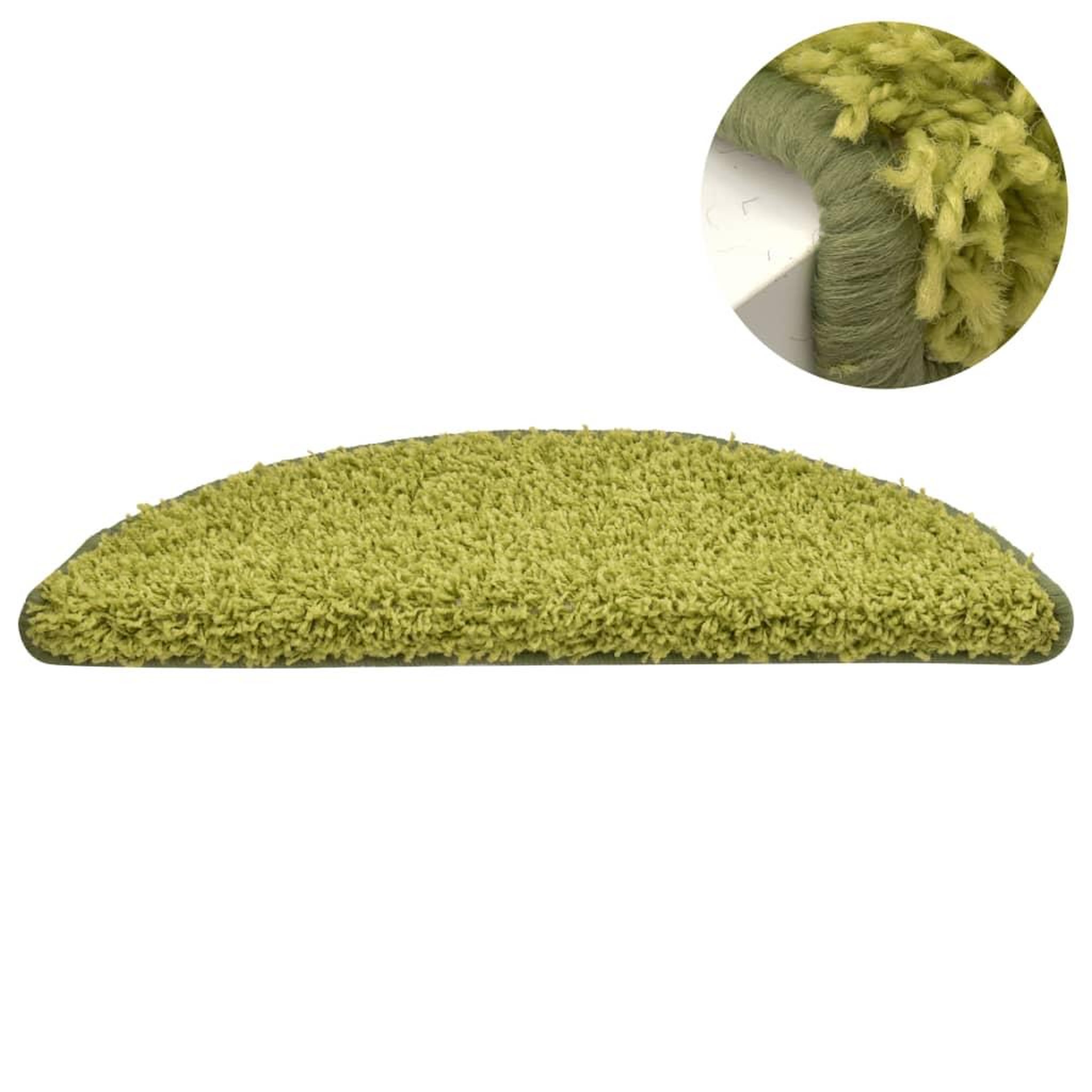 Voir la diapositive 4 : VIDAXL Tapis de marches d'escalier 15 pcs Vert 65x21x4 cm