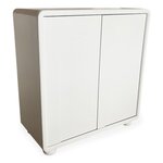 Paris Prix Buffet 2 Portes Design  Alphonse  85cm Blanc