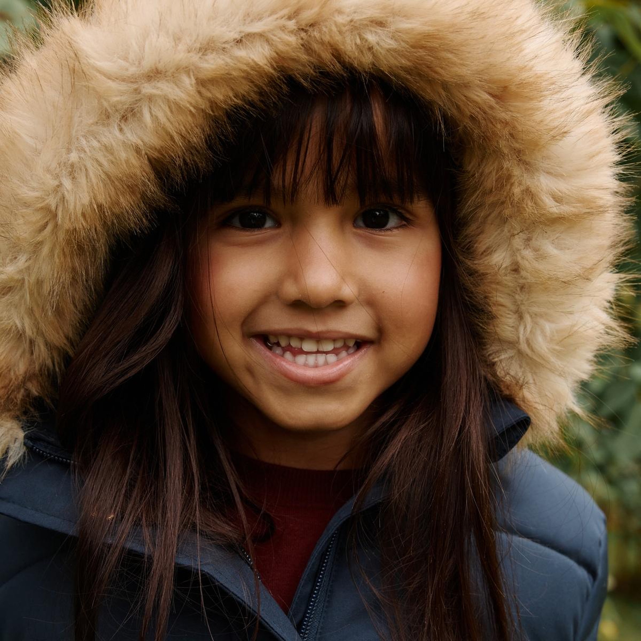 Voir la diapositive 6 : PETIT BEGUIN Doudoune enfant imperméable doublée sherpa avec capuche Adèle