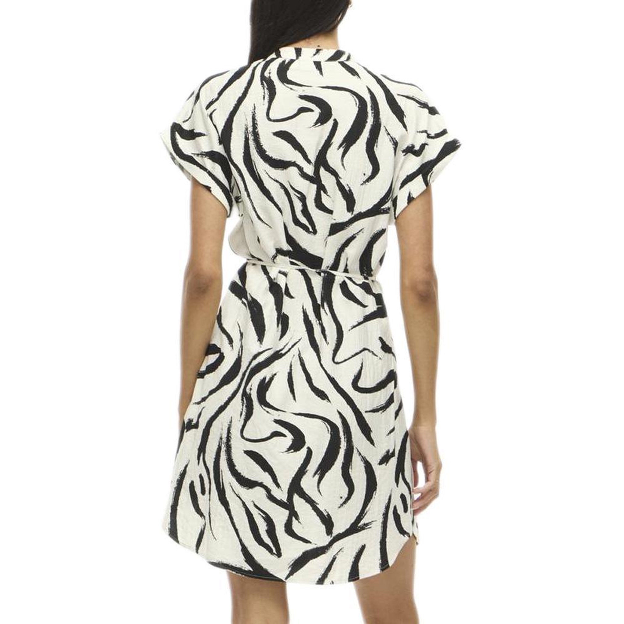 Voir la diapositive 2 : Vila Robe Blanche/Noire Femme Vila Viclo