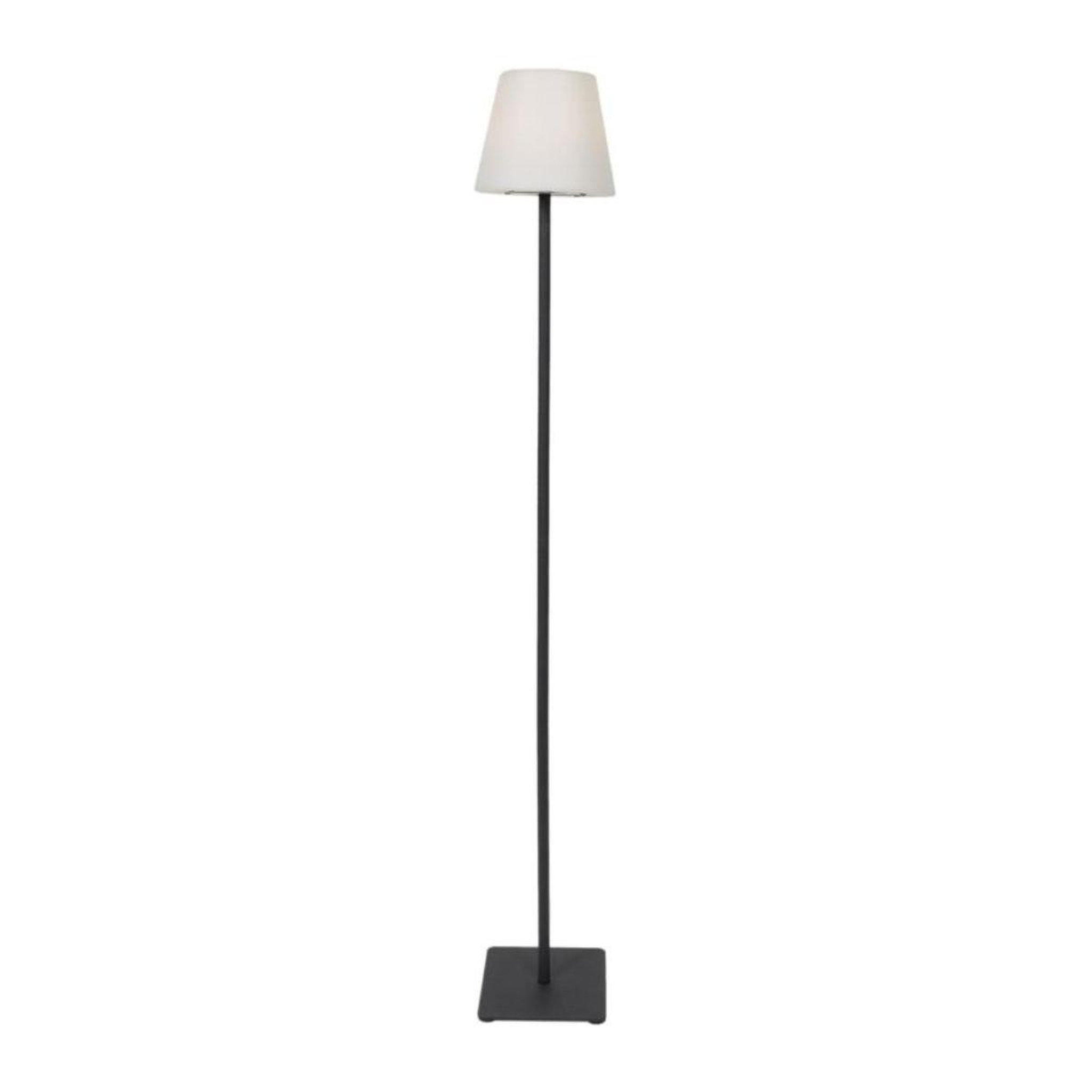 The Home Deco Factory Lampadaire d'extérieur solaire  led  120cm blanc