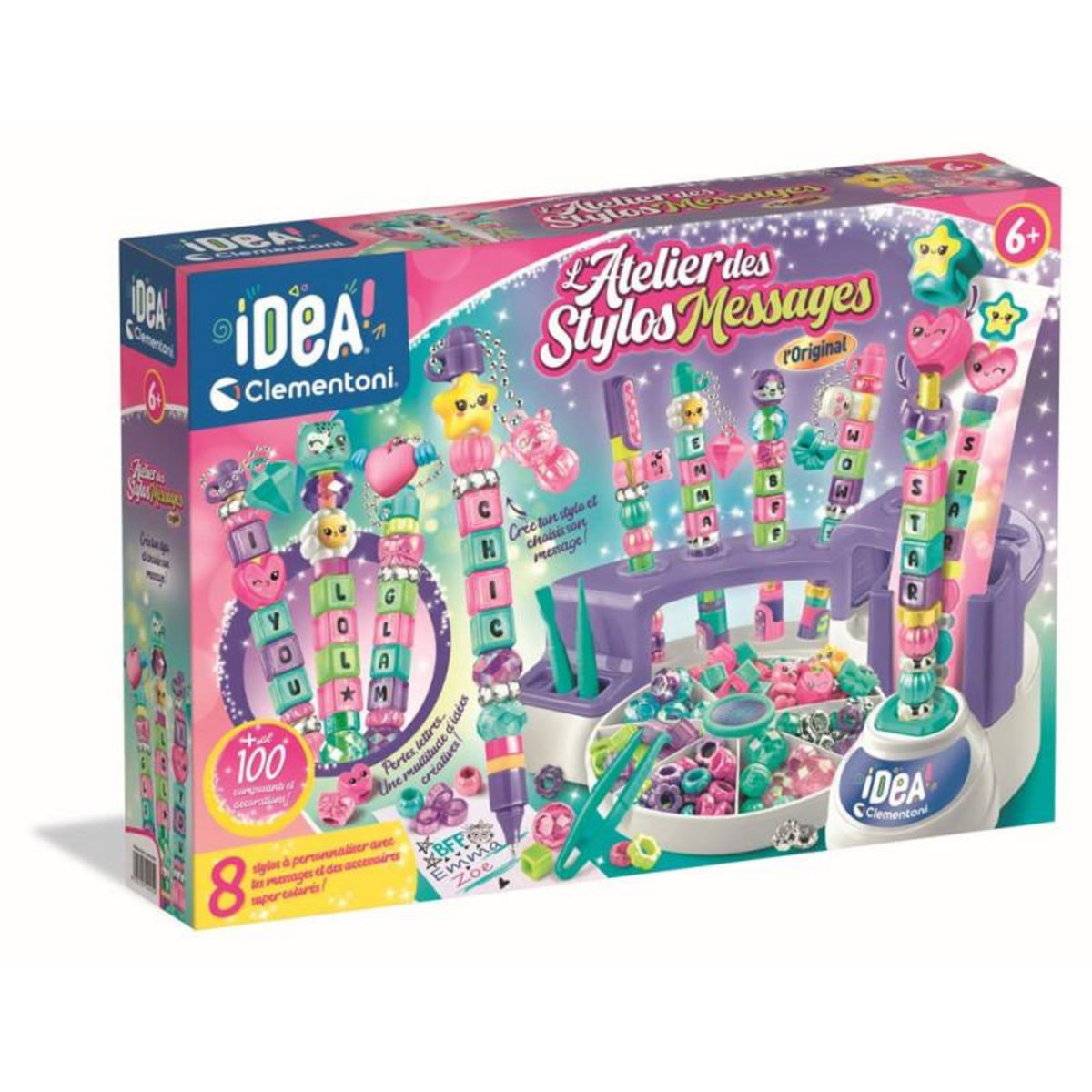 CLEMENTONI Jeu créatif Clementoni L atelier des stylos Édition Messages