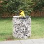 Voir la diapositive 1 : VIDAXL Foyer en gabion Ø 50 cm Fer galvanise
