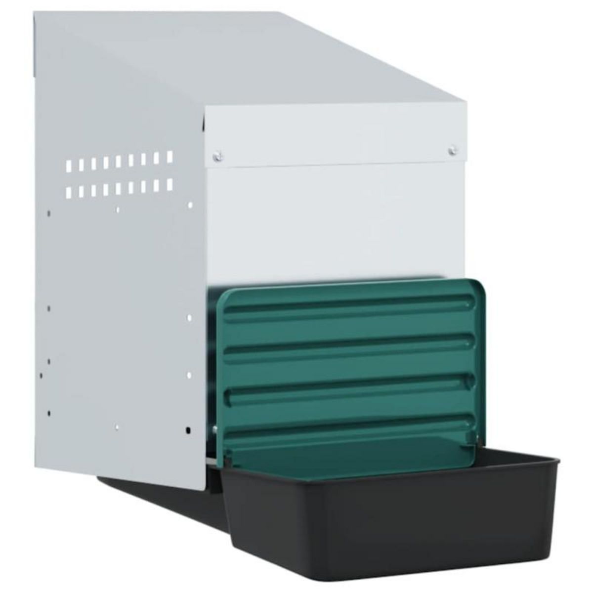 VIDAXL Nichoir à poules1 compartiment, fixation murale, acier galvanisé