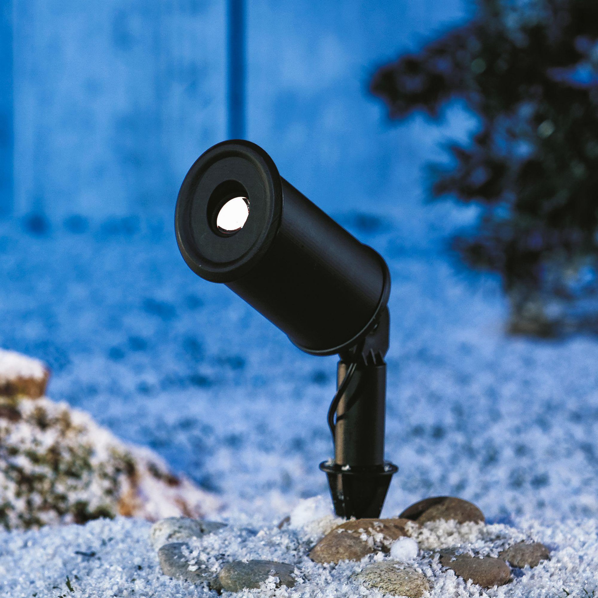 HOMTECH Projecteur façade sapin de noël vert