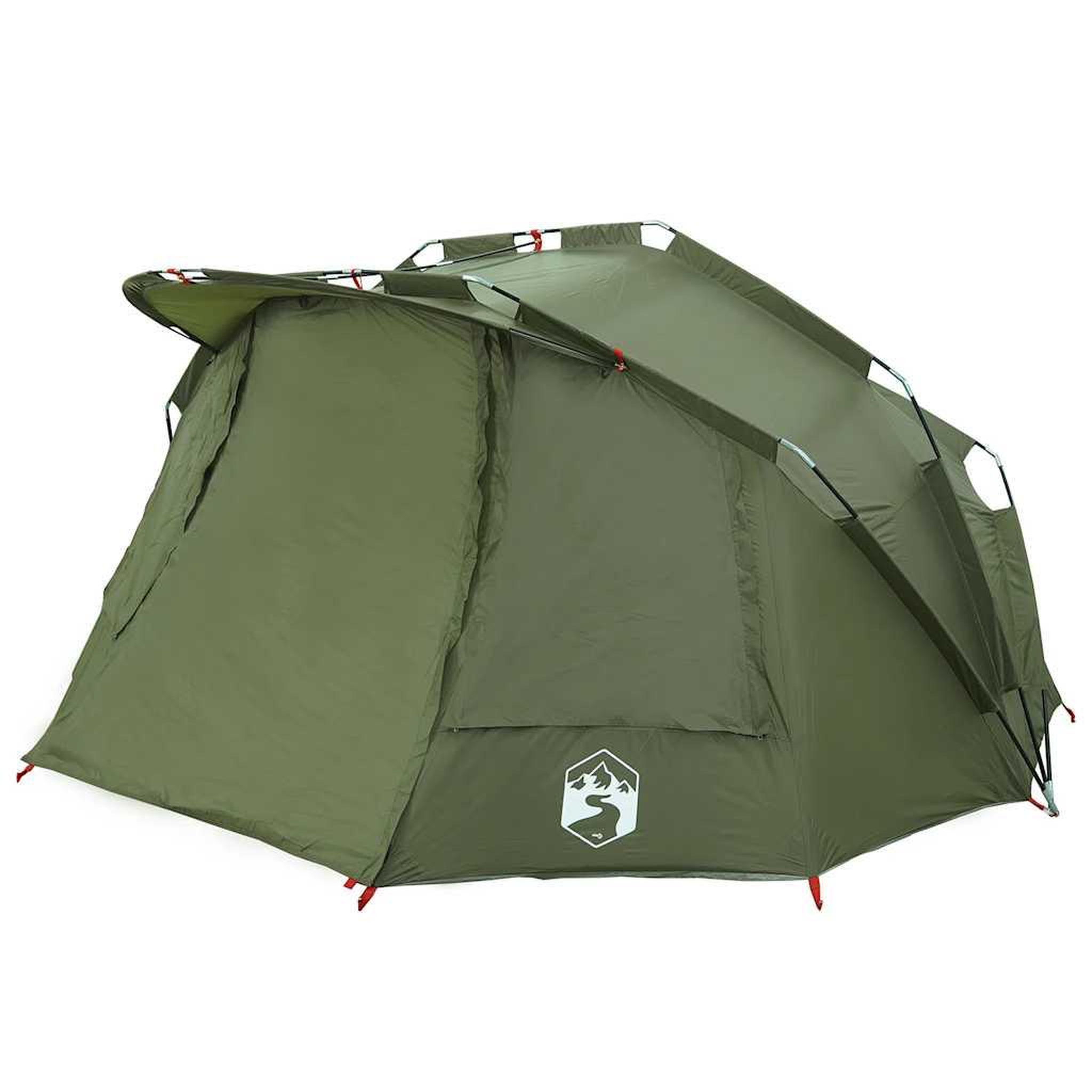 Voir la diapositive 5 : VIDAXL Tente de peche 5 personnes vert olive impermeable