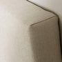 Voir la diapositive 4 : MARCKONFORT Tête de lit tapissée Tagomago 140x60 cm de Lin Naturel, 8 cm d'épaisseur