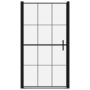 Voir la diapositive 3 : VIDAXL Porte de douche verre trempe 100x178 cm noir