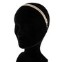 Les Dissonances Romy : headband dentelle doré