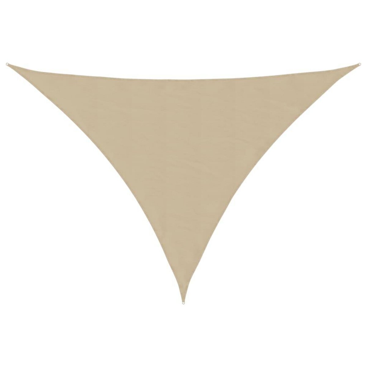VIDAXL Voile de parasol Tissu Oxford triangulaire 5x6x6 m beige