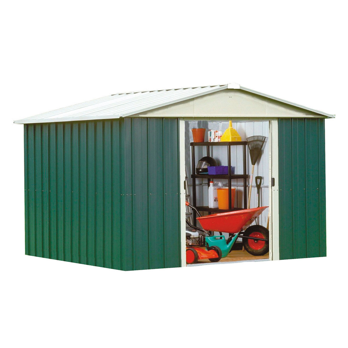 Yardmaster Abri de jardin métal - 7,39m² - LINDOME
