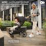 Voir la diapositive 2 : KINDERKRAFT Poussette compacte avec suspension et protection UPF50+ pour bébé