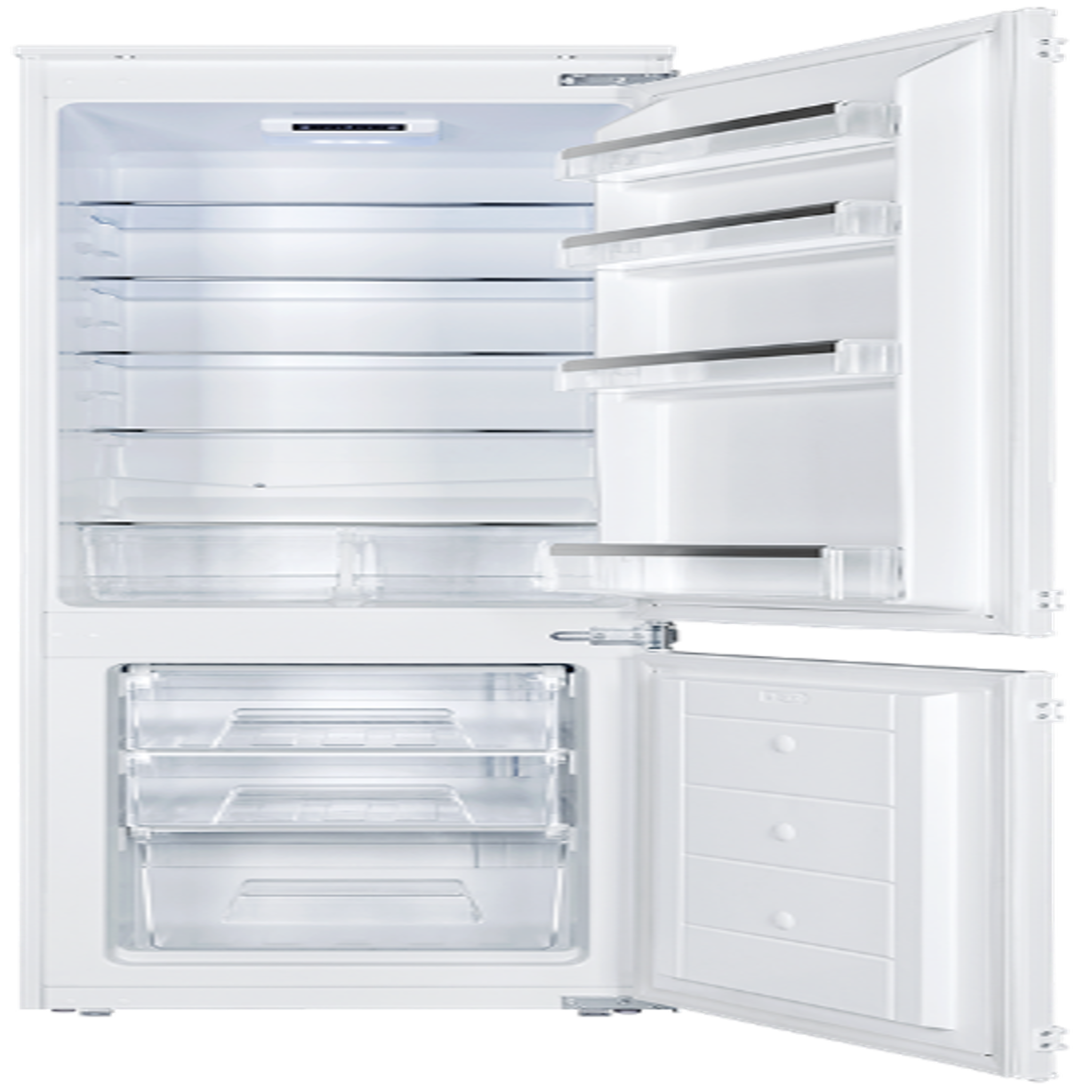 SCHNEIDER Réfrigérateur combiné 242L Blanc - SCRCI177SI-E