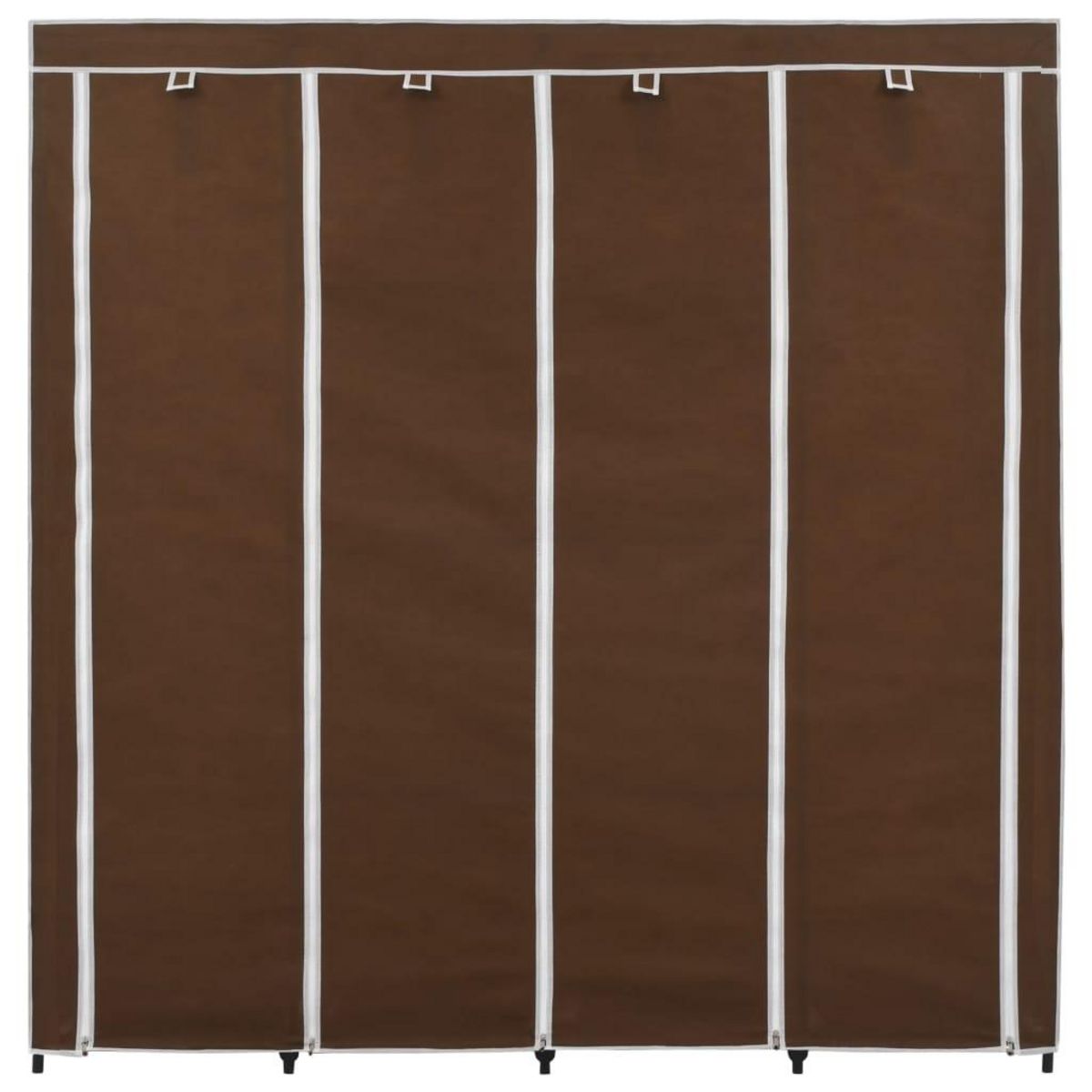 VIDAXL Garde-robe avec 4 compartiments Marron 175x45x170 cm