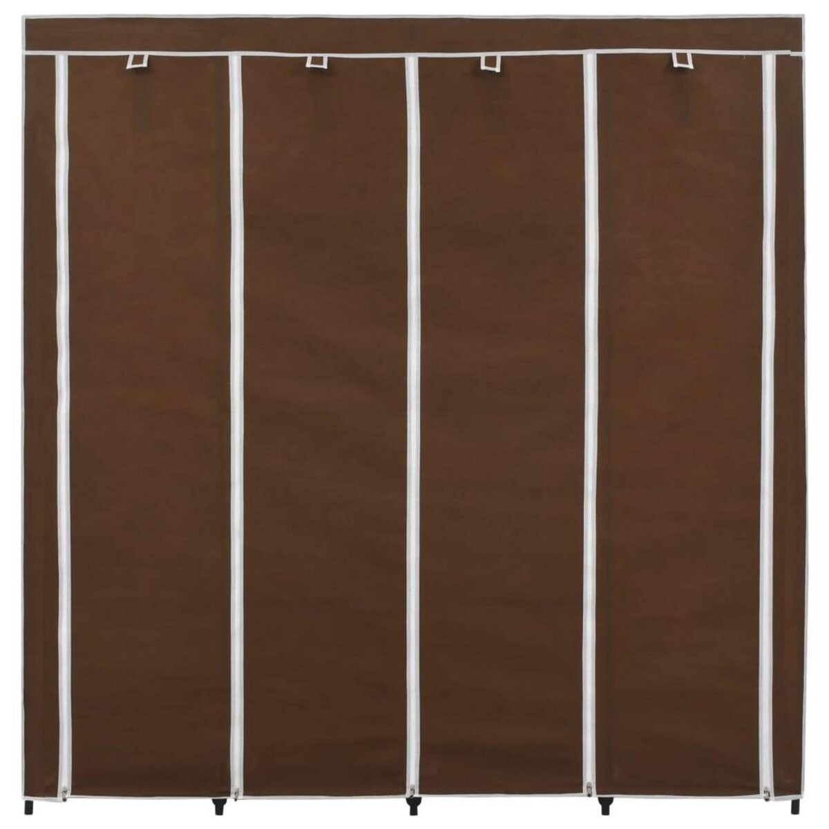 VIDAXL Garde-robe avec 4 compartiments Marron 175x45x170 cm