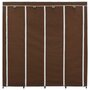 Voir la diapositive 4 : VIDAXL Garde-robe avec 4 compartiments Marron 175x45x170 cm