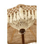 Voir la diapositive 5 : Paris Prix Parasol Déco en Jute  Pompons  87cm Beige