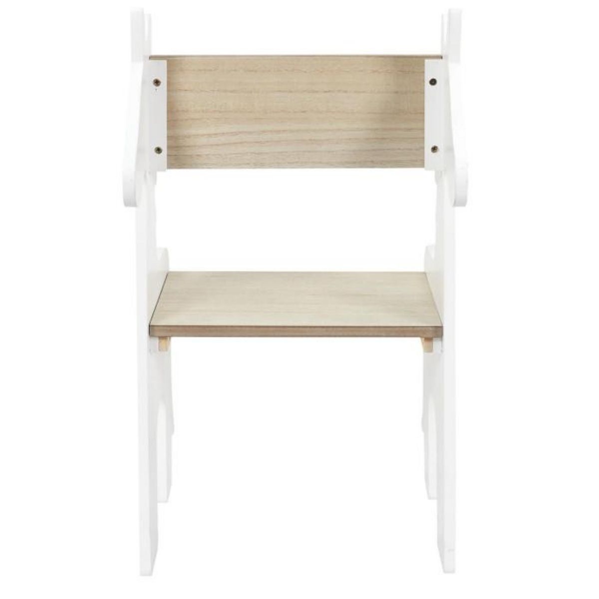 Paris Prix Chaise Enfant Design  Licorne  60cm Blanc & Naturel