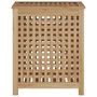Voir la diapositive 4 : VIDAXL Bac a linge 50x35x60 cm bois de teck massif