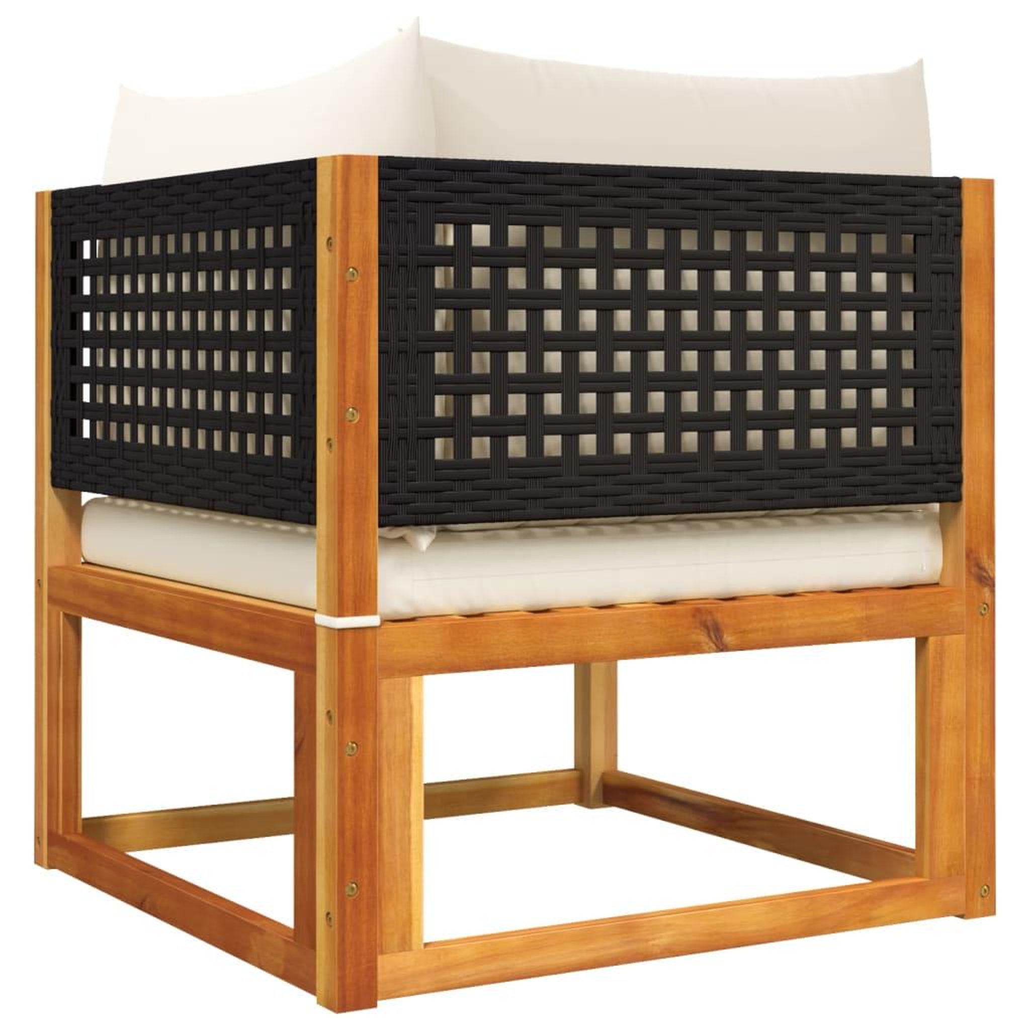 Voir la diapositive 5 : VIDAXL Canapes d'angle de jardin et coussins 2pcs bois massif d'acacia
