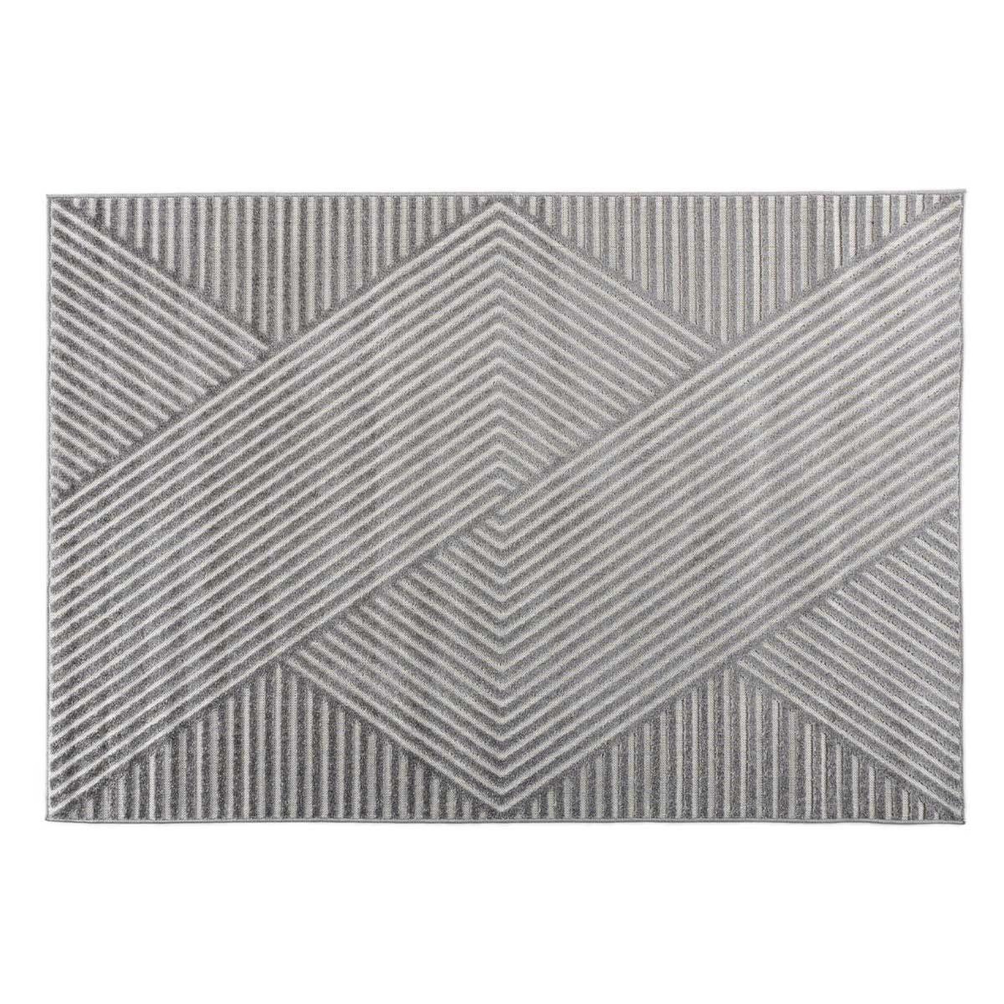 Paris Prix Tapis déco  aron solar  240x340cm gris