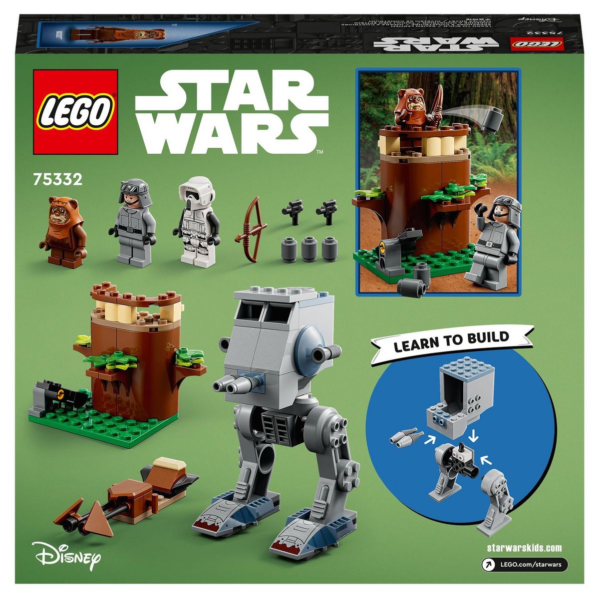 LEGO Star Wars 75332 AT-ST, Jeu de Construction, Marcheur, avec Minifigurine Scout Trooper