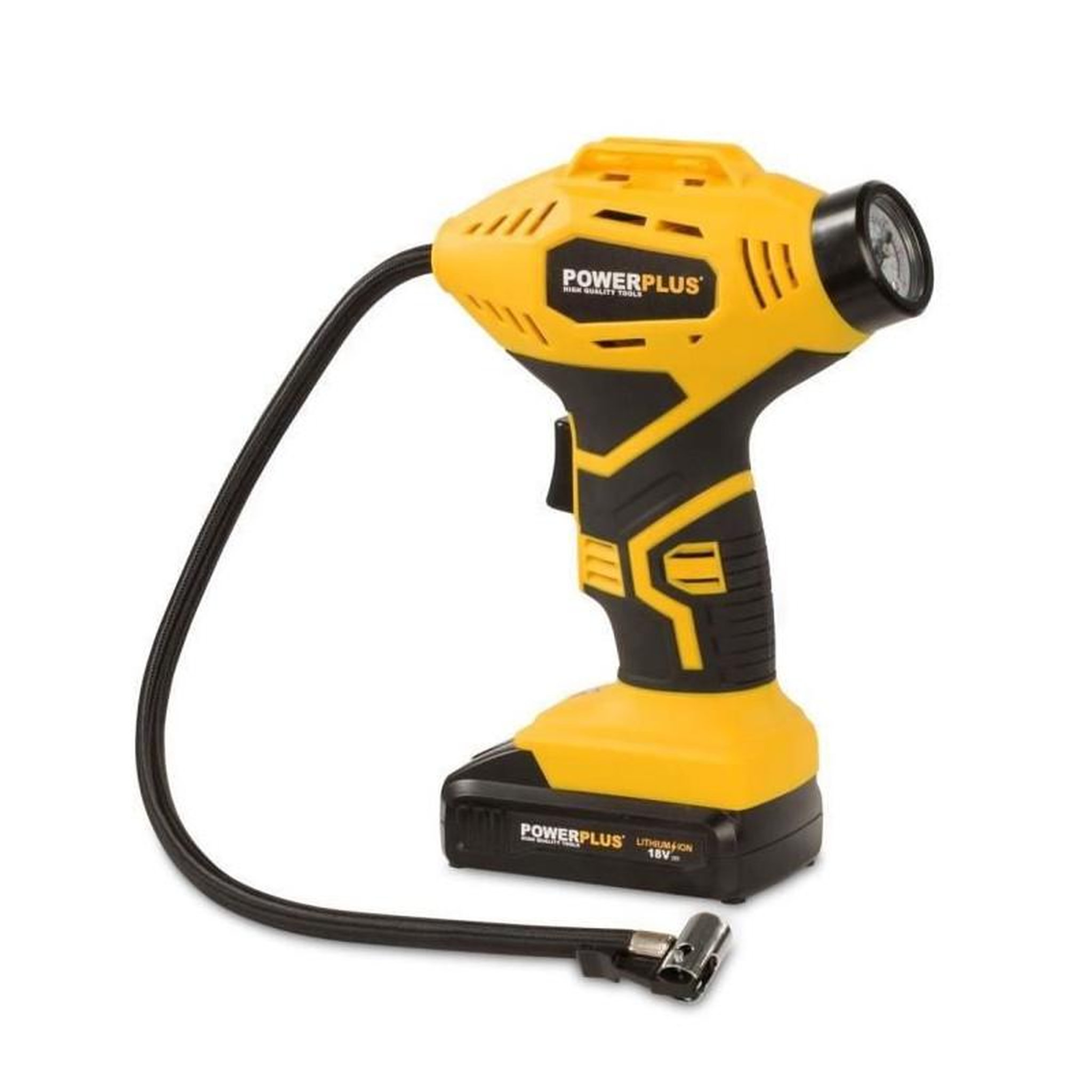 Voir la diapositive 3 : POWERPLUS POWERPLUS Pompe a air - 18 V