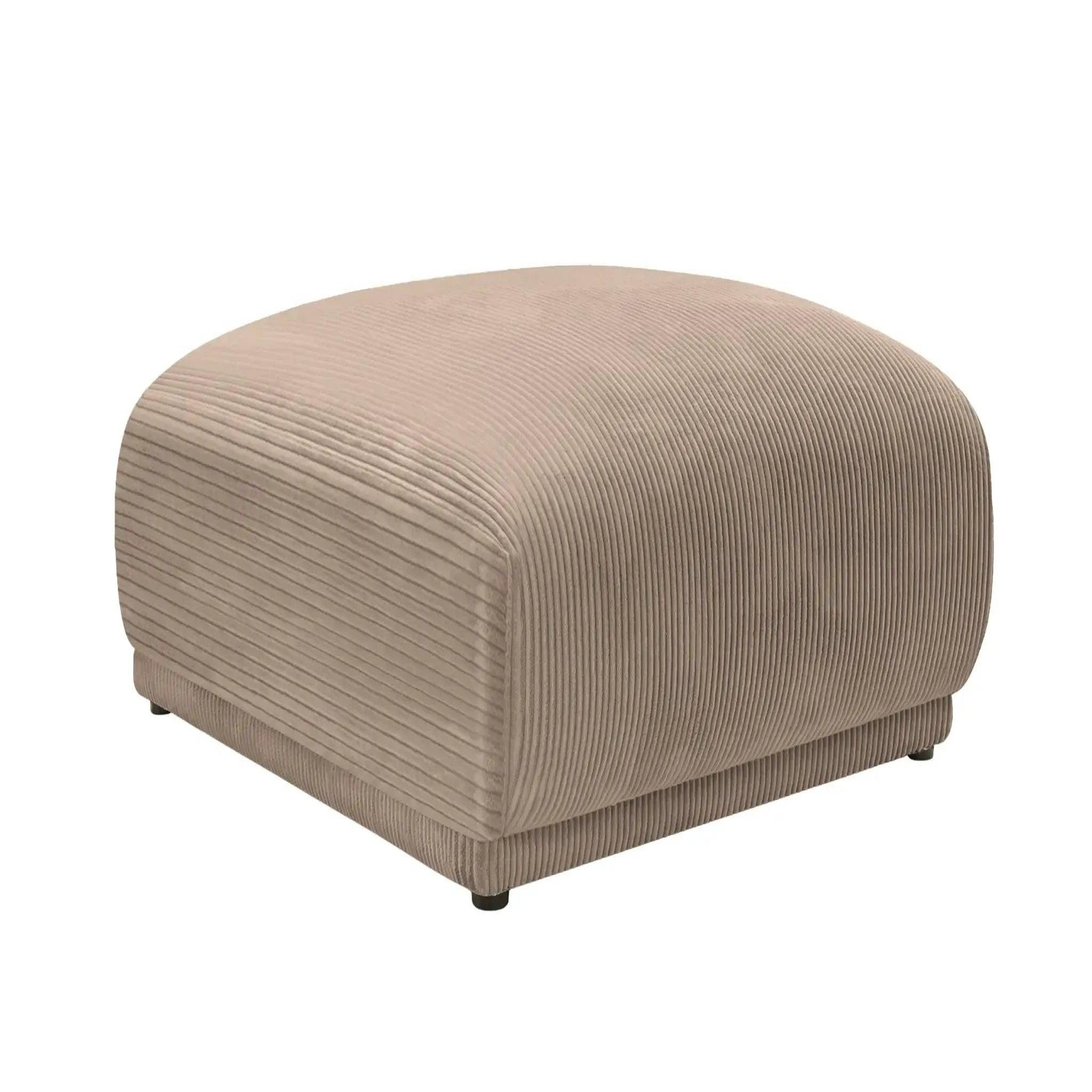 Voir la diapositive 1 : CASANOVA PARIS Rosalie - pouf velours cotelé