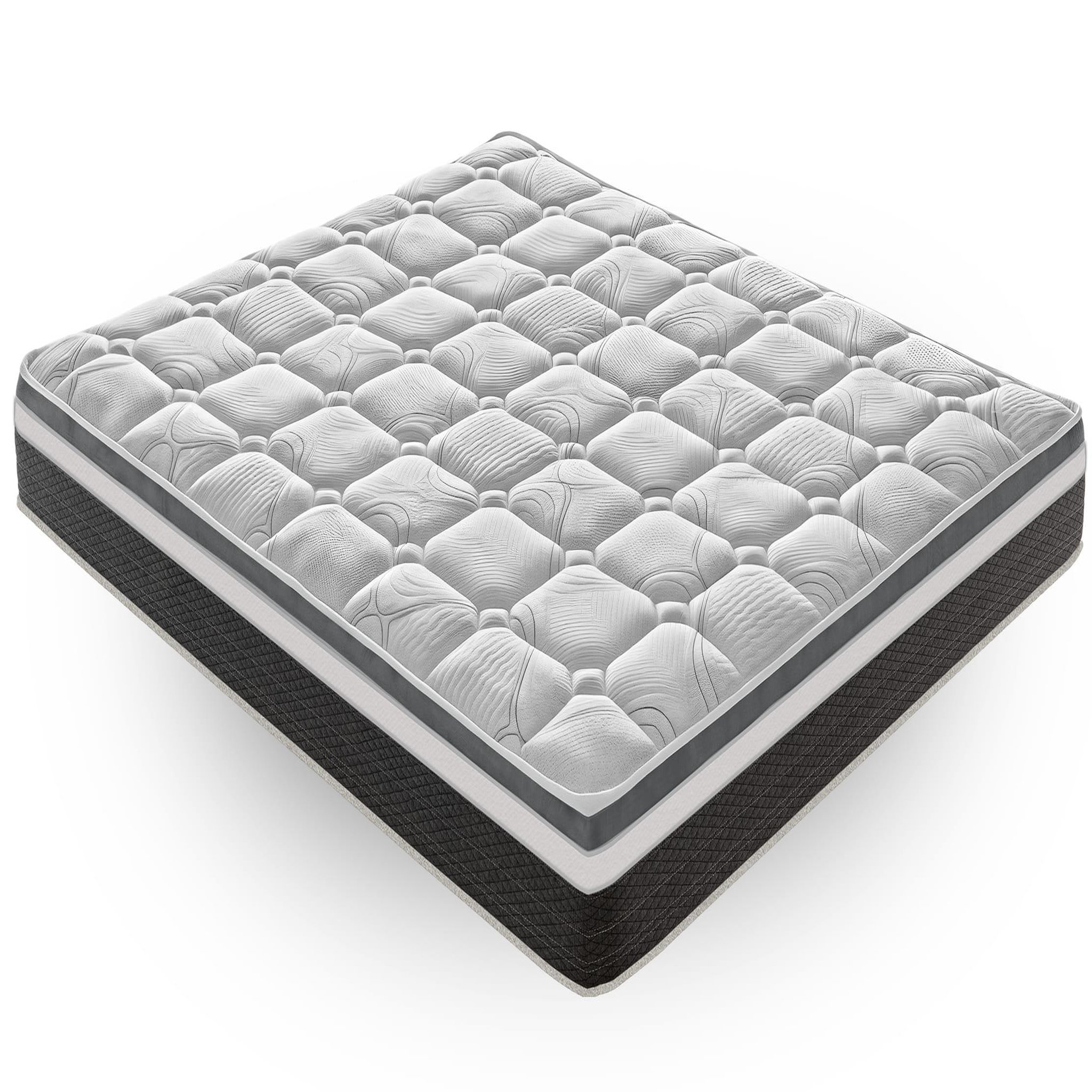 Voir la diapositive 2 : ILOVESLEEP Matelas Mousse ANNA - Accueil Mémoire De Forme - Epaisseur 20 Cm