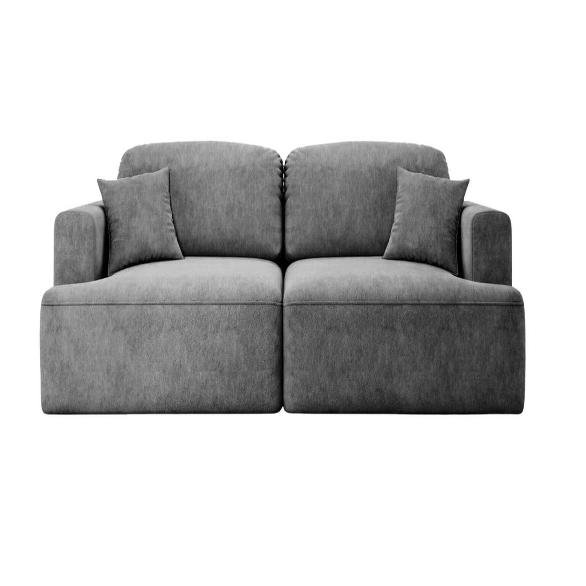 Voir la diapositive 1 : CASANOVA PARIS Chiara - canapé droit convertible tissu velours 3 places