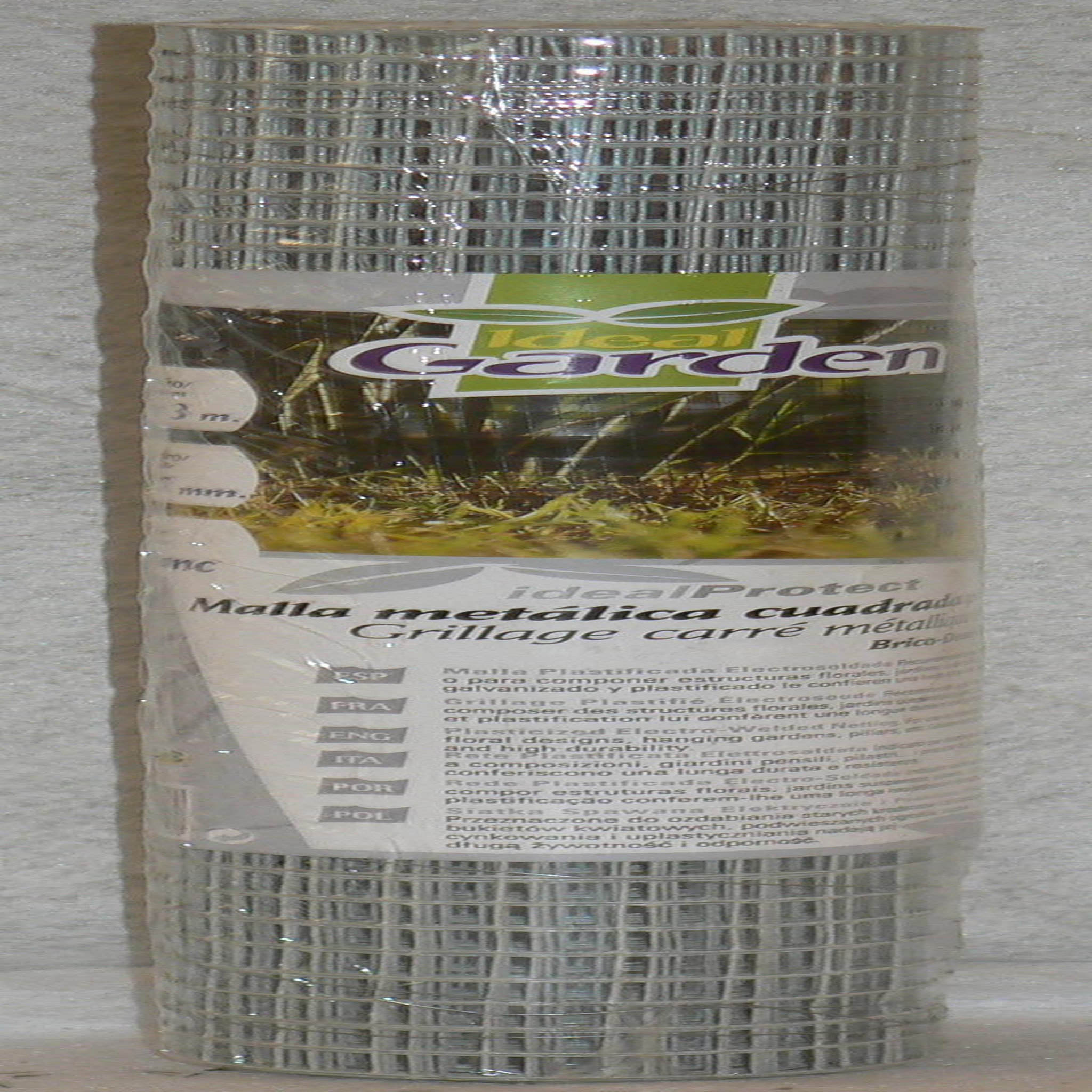 CENTRALE BRICO Grillage pour animaux soudé blanc, H.0.5 x L.3 m, maille H.12 x l.12.7 mm