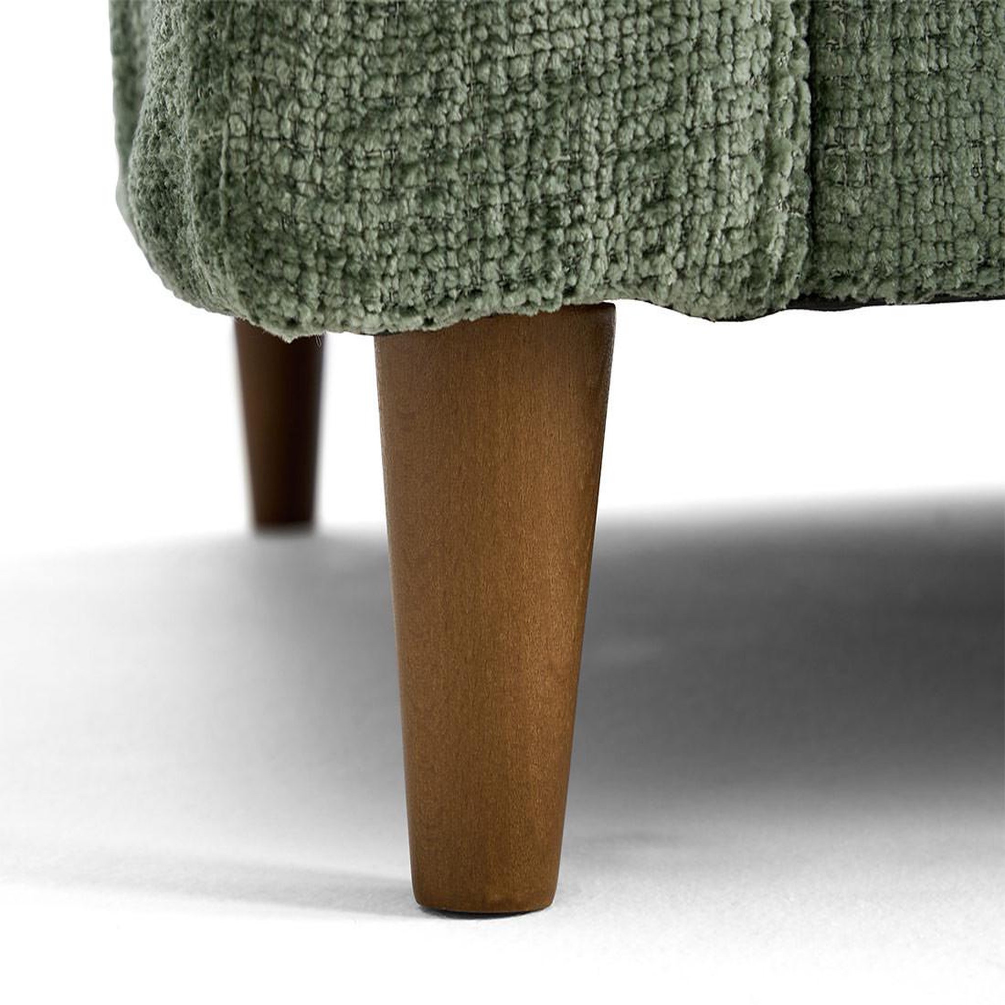 Voir la diapositive 5 : LISA DESIGN Anna - canapé droit 3 places convertible avec poche en velours texturé