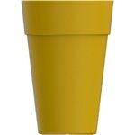 GARDENSTAR Pot en plastique ICFAL jaune moutarde 35 cm 