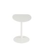 Voir la diapositive 3 : Paris Prix Table d'Appoint en Métal  Ice  55cm Blanc