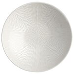 SECRET DE GOURMET Lot de 6 Assiettes Creuses  Atelier  19cm Crème