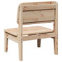 Voir la diapositive 5 : VIDAXL Chaise de jardin 60x52,5x72 cm bois de pin massif