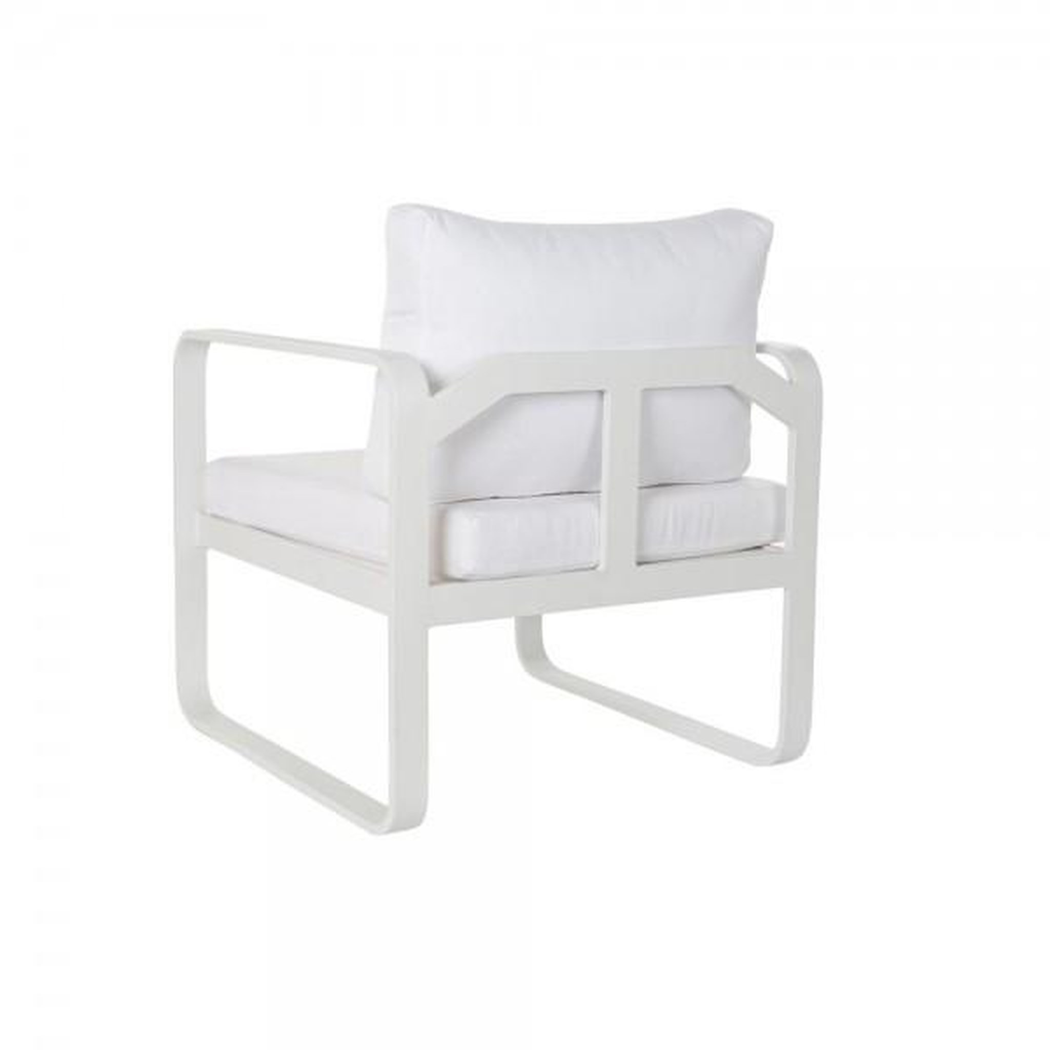 Voir la diapositive 5 : MARKET24 Canapé de jardin DKD Home Decor Blanc Polyester Aluminium (184 x 72 x 78 cm)