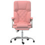 Voir la diapositive 3 : VIDAXL Fauteuil de massage inclinable de bureau Rose Similicuir